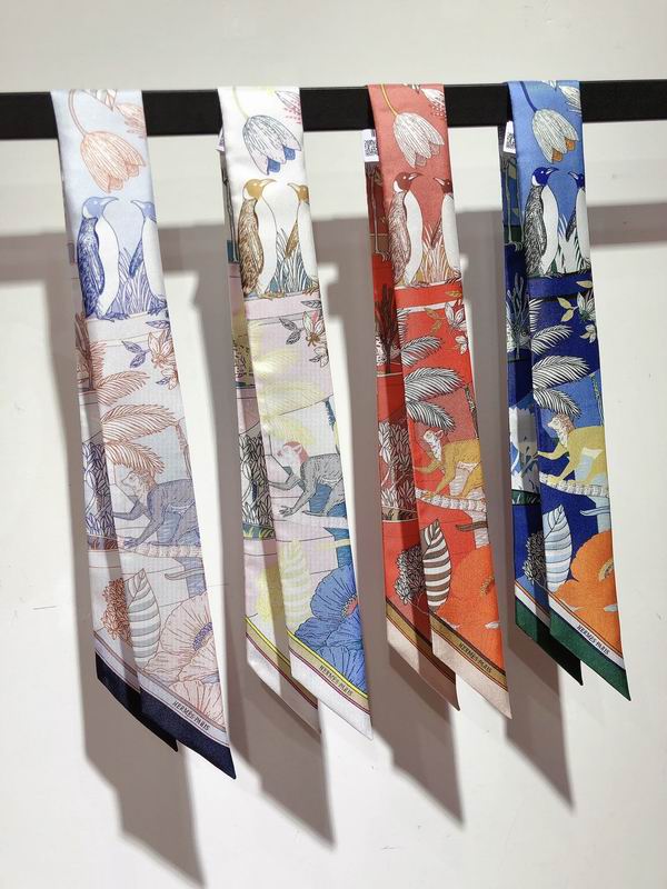 Hermes silk ribbon 5X86cm E0509108